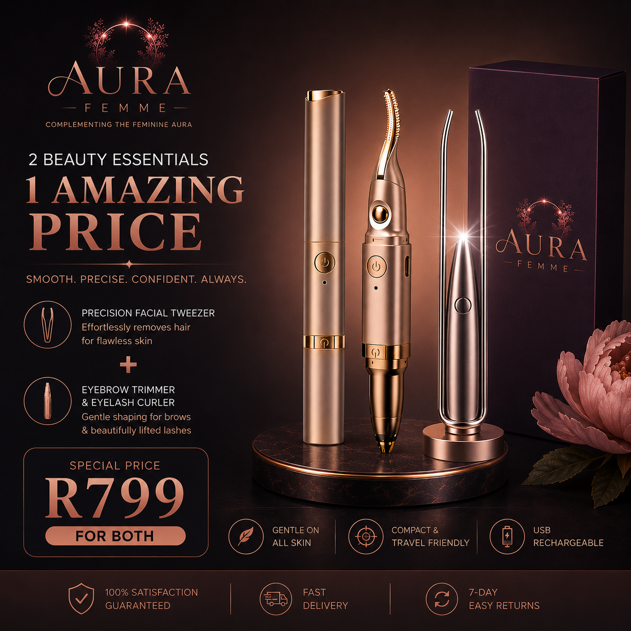 Aura Femme™ Luxe Lash & Brow Sculptor